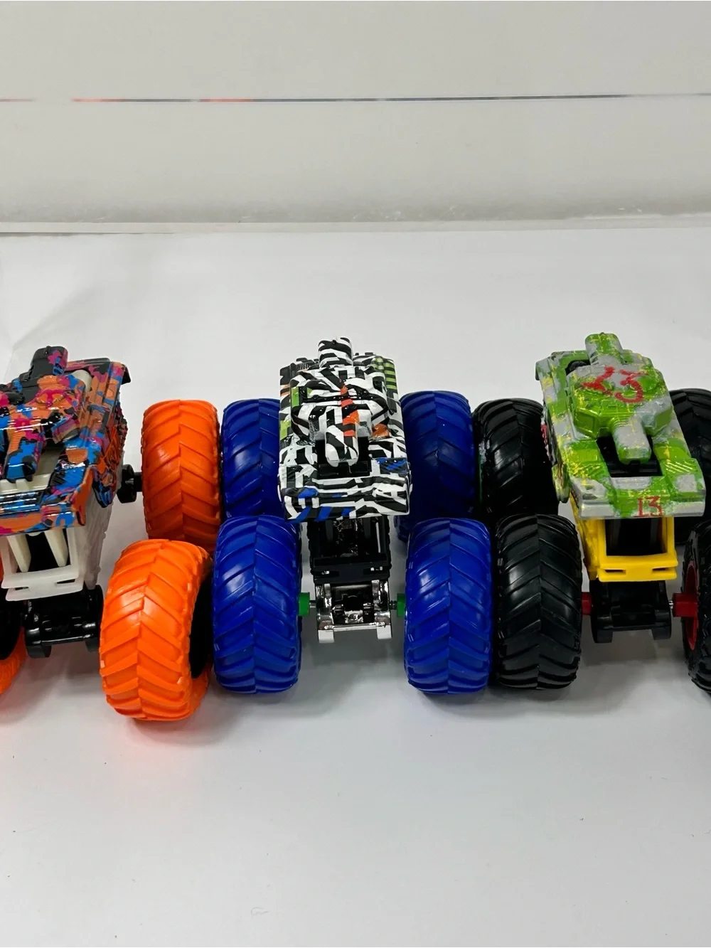 Hot Wheels Monster Truck Invader Tank Lot  Glow in the Dark 1:64